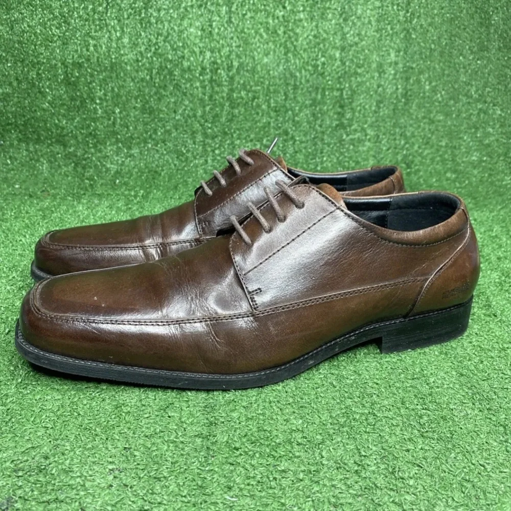 Kenneth‎ Cole Reaction Brown Leather Dress Shoes Men’s Size 9.5